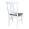International Concepts Set of 2 Cosmo Verona Chairs, White/Heather gray C05-170P - alternate 4